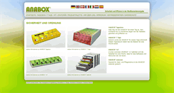 Desktop Screenshot of anabox.de